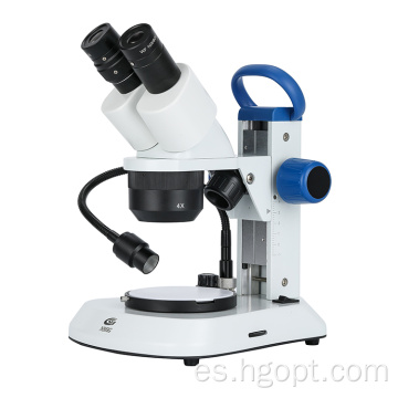 Microscopio de laboratorio de microscopio estereo binocular WF10x/20 mm
